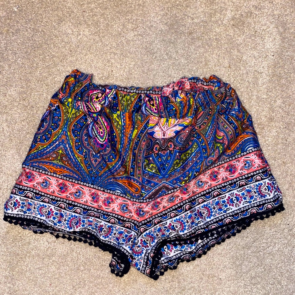 Aztec Print Shorts